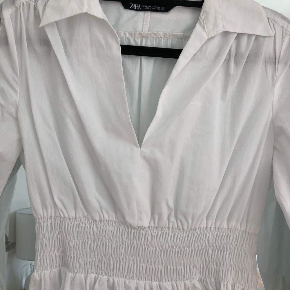WHITE ZARA DRESS 🫶🏼🤍 - Picture 3 of 3
